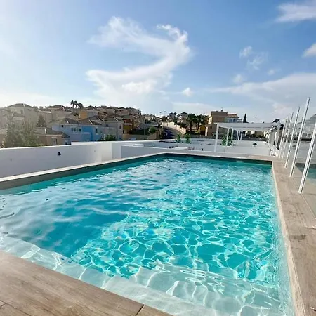 Casa Leyen Penthouse With Rooftop Pool And Stunning View And 3 Big Private Terraces Orihuela